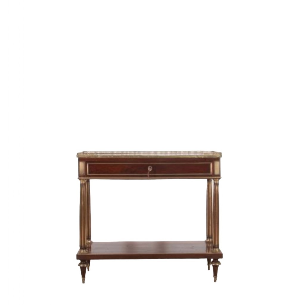  French Empire Period Mahogany Console Table 