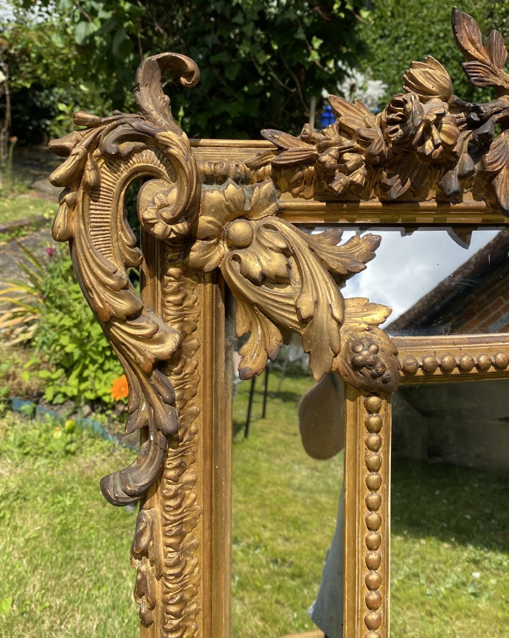 French 19th Century margin mirror  View VII