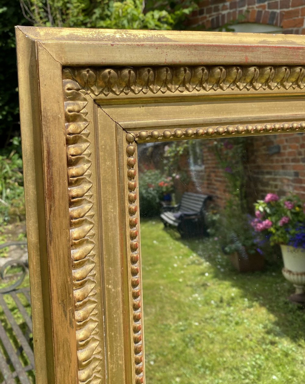 French 19th Century gilt mirror View II