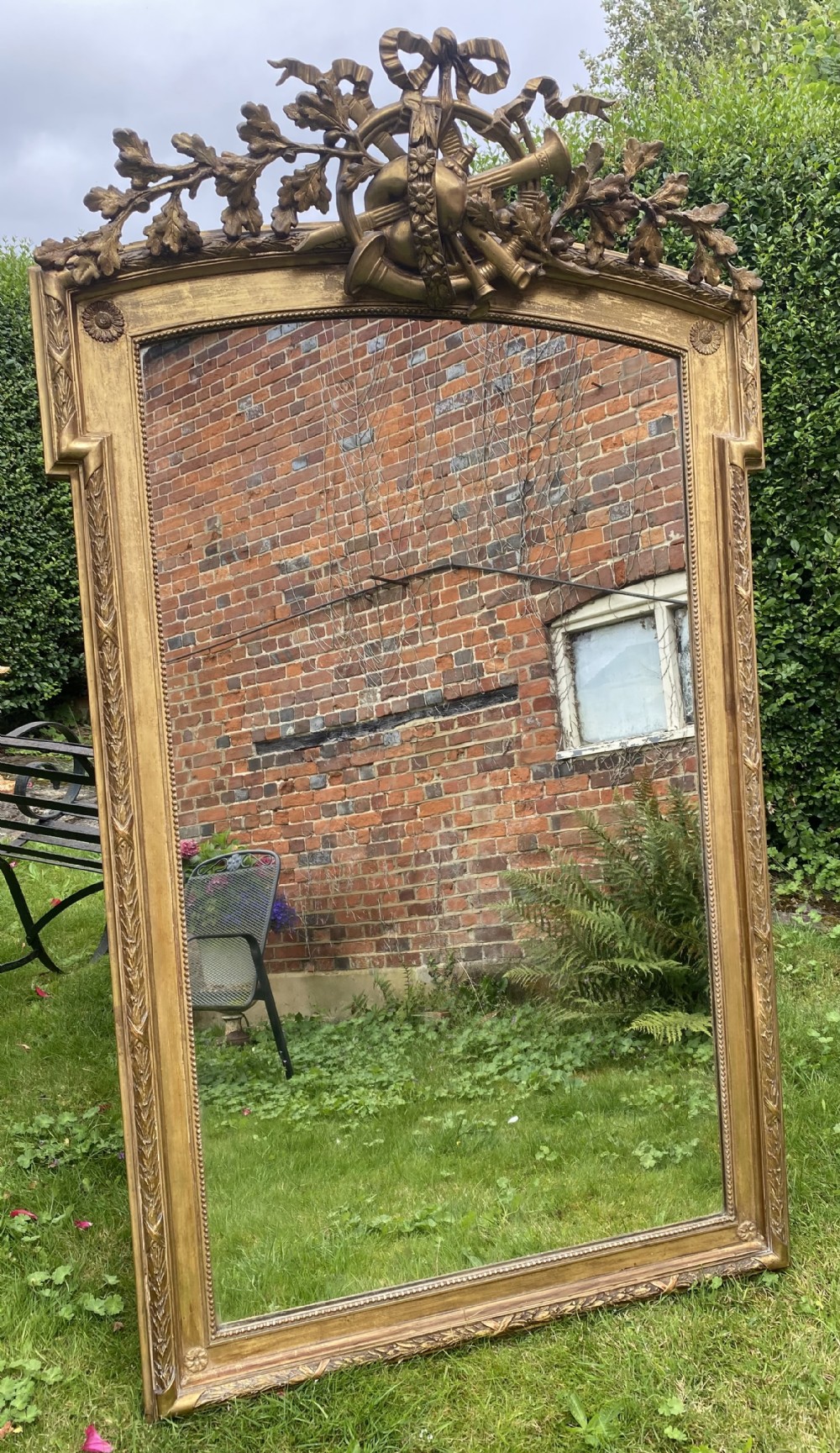 Large 19th Century gilt mirror 