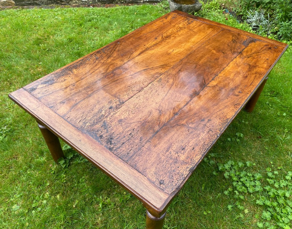 Figured walnut coffee table  View IV