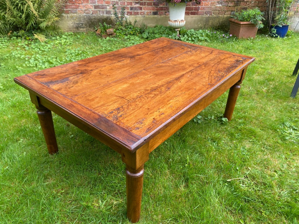 Figured walnut coffee table  View V