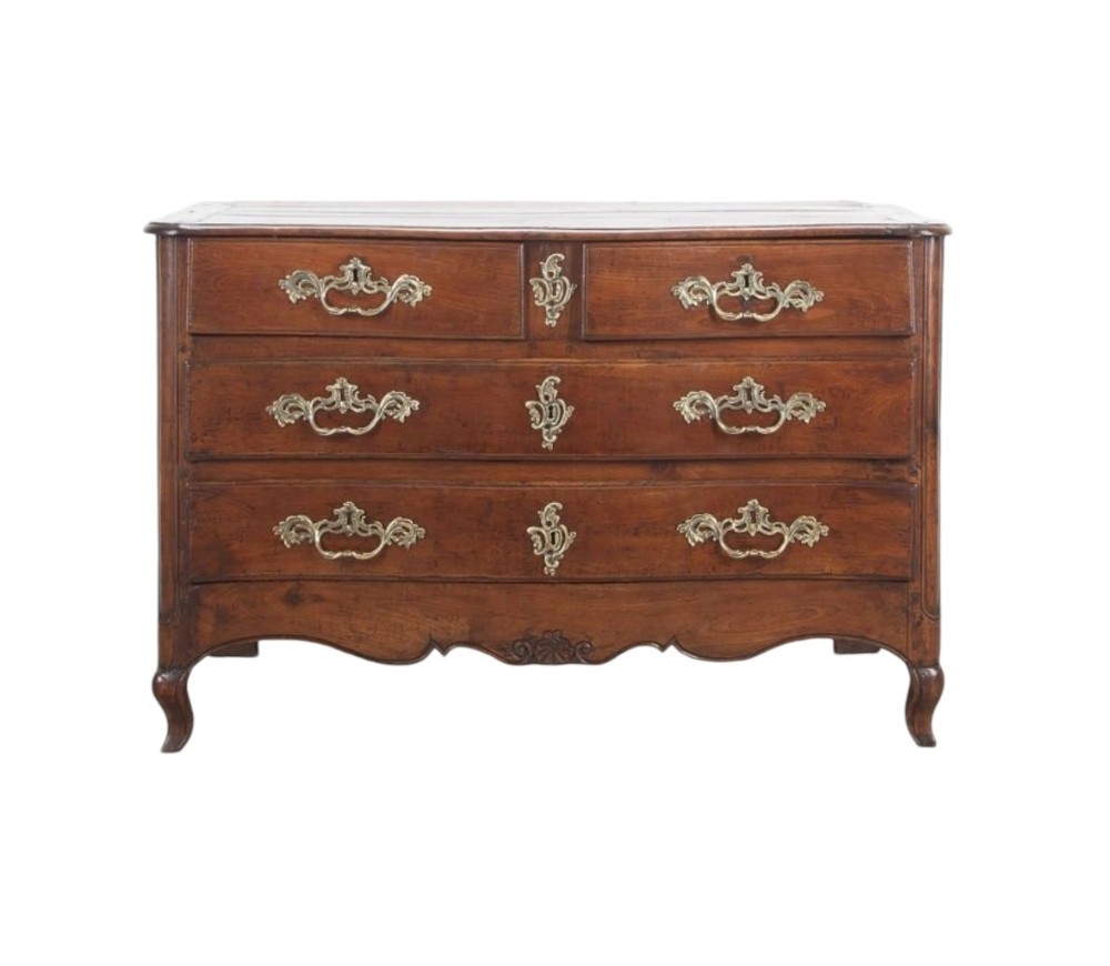 18th C french Serpentine Front Commode 