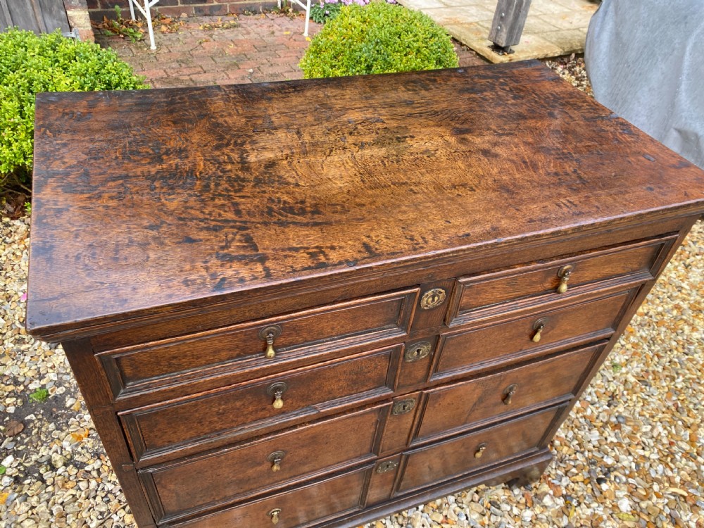 Late 17th Century oak chest of drawer View IV