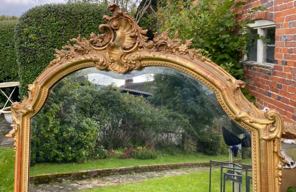 Large French 19th Century gilt mirror View II