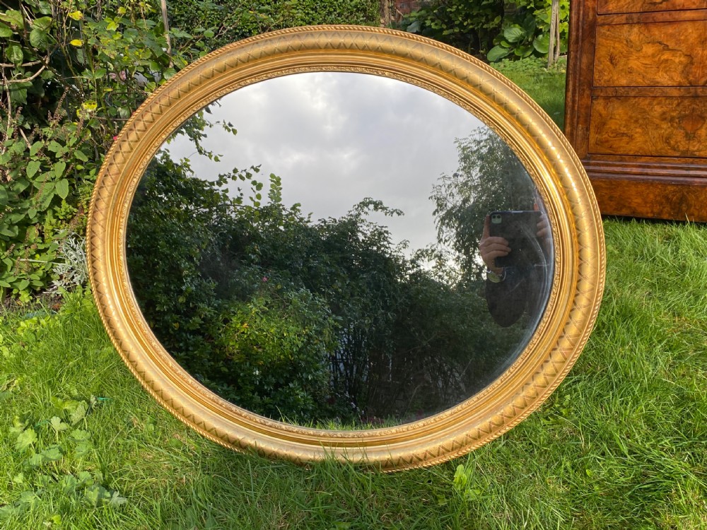 19th Century embossed gilt mirror  View VII
