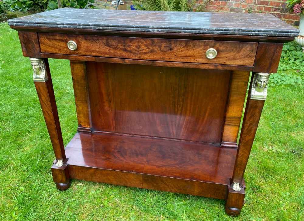 French Empire Console Table 