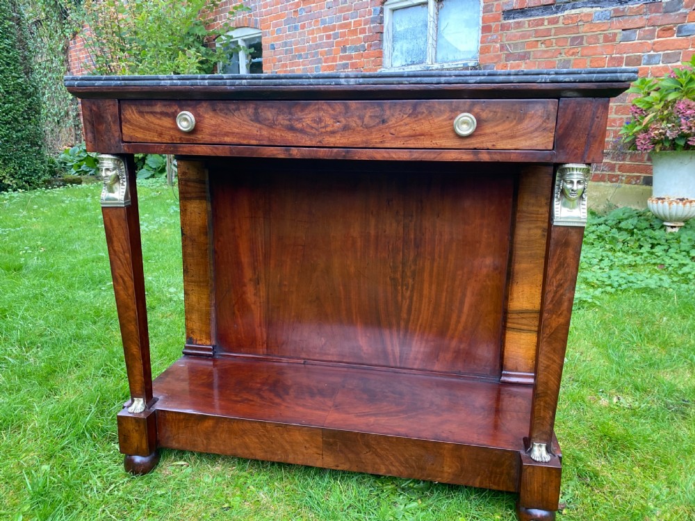 French Empire Console Table  View II