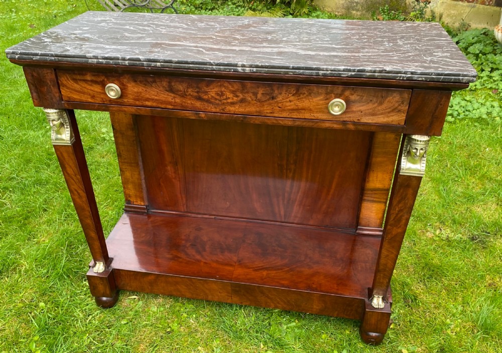 French Empire Console Table  View III