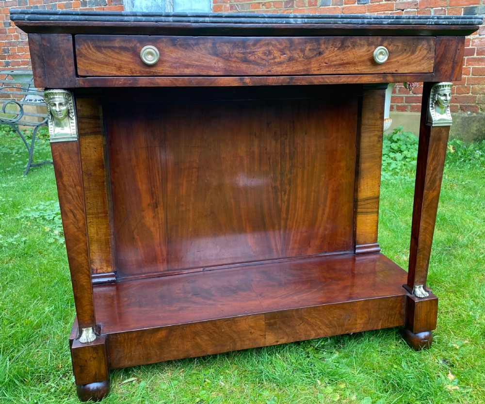 French Empire Console Table  View V