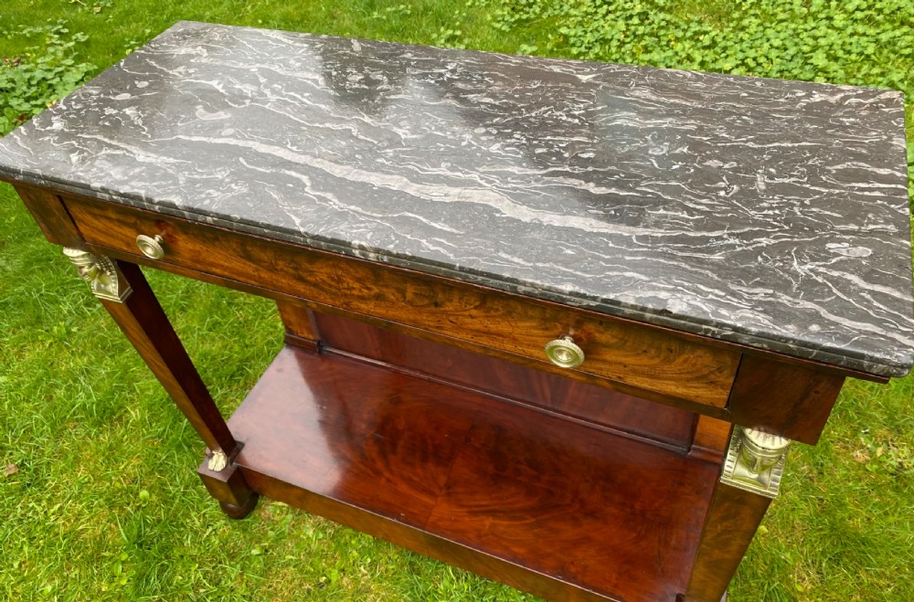 French Empire Console Table  View VII
