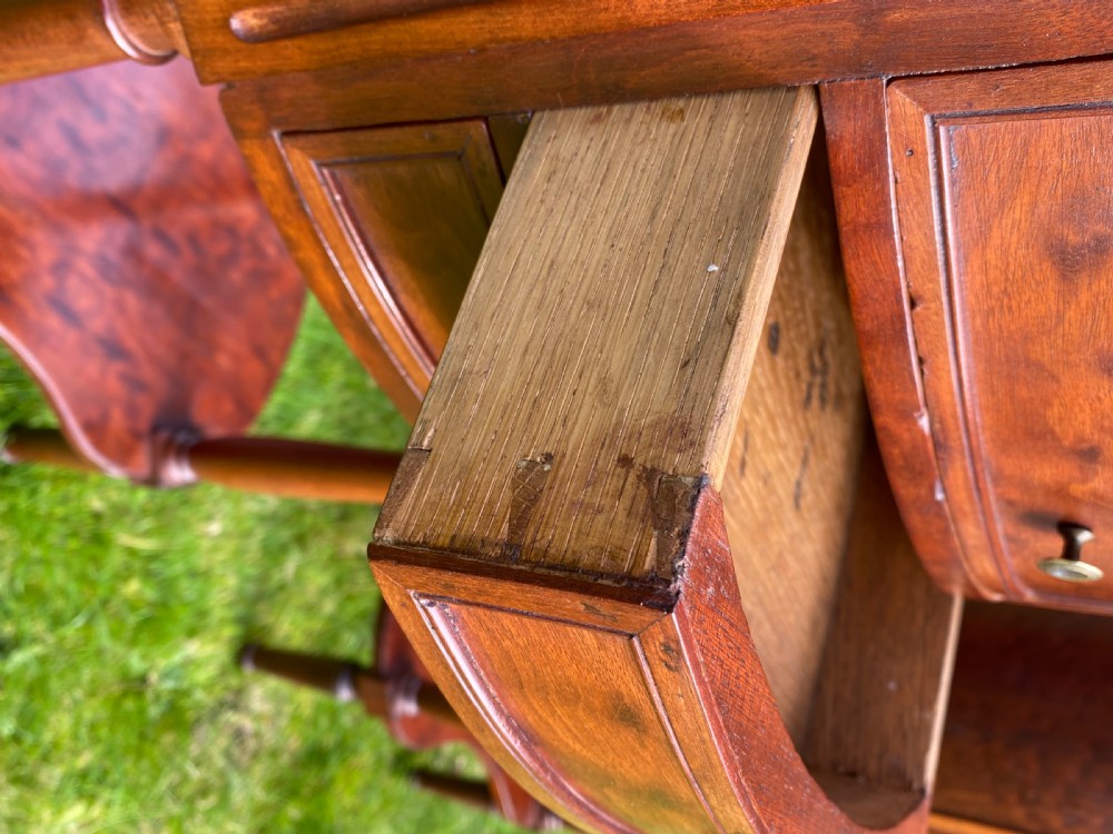 Pair of bedside tables in plum pudding mahogany  View IV