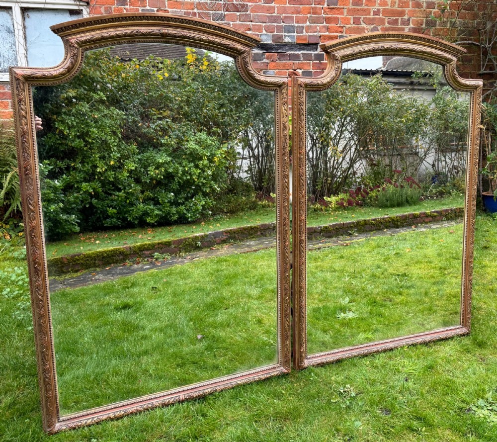 Pair of 19th Century gilt mirrors  View II
