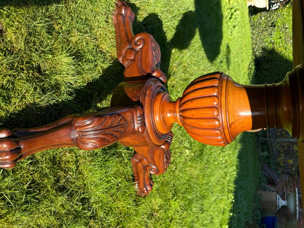 French flame mahogany Gueridon or centre table  View II