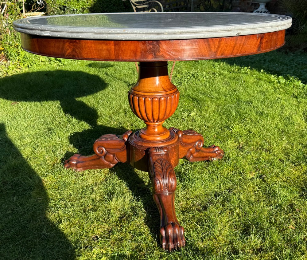 French flame mahogany Gueridon or centre table  View VII
