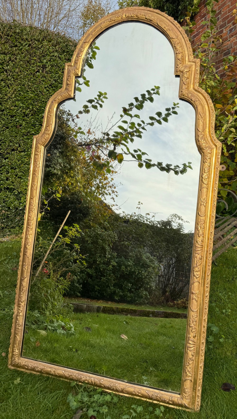 Arched gilt mirror  View III
