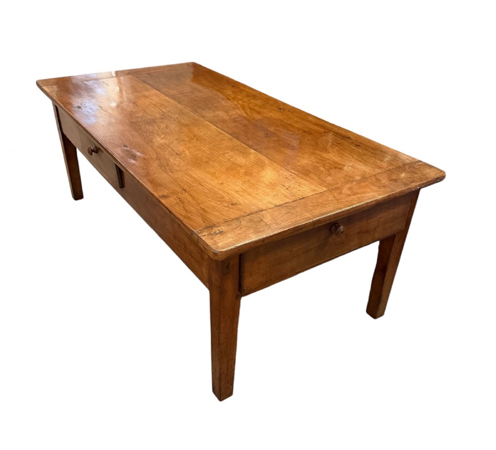 French 19th C Cherrywood Coffee Table 