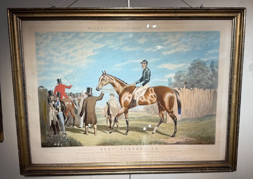 Horse racing Aquatint  View II