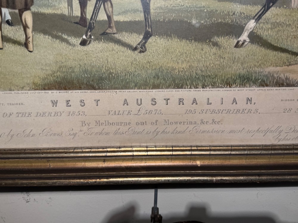 Horse racing Aquatint  View V