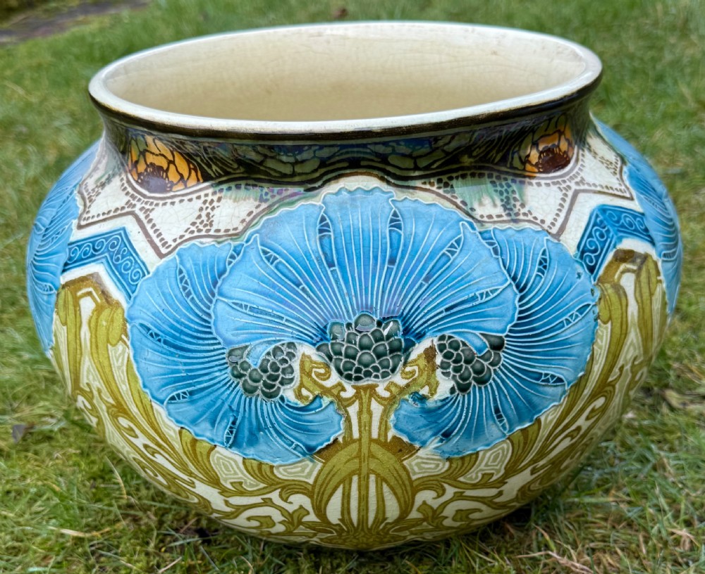 Pair of Minton Secessionist jardinières  View II