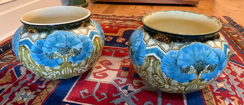 Pair of Minton Secessionist jardinières  View IV