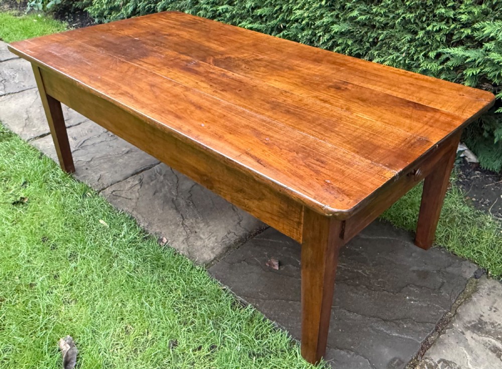 19th Century Cherrywood coffee table  View V