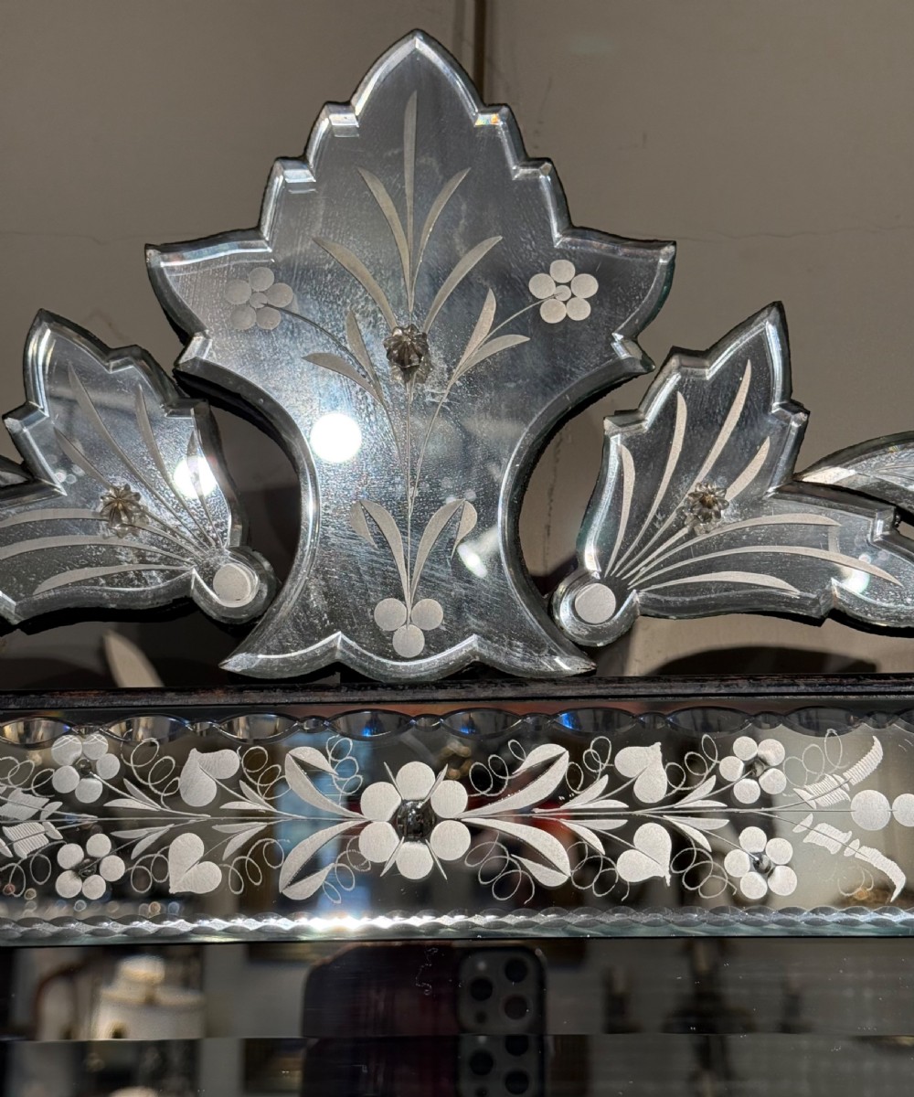 Cut glass Venetian Mirror  View II