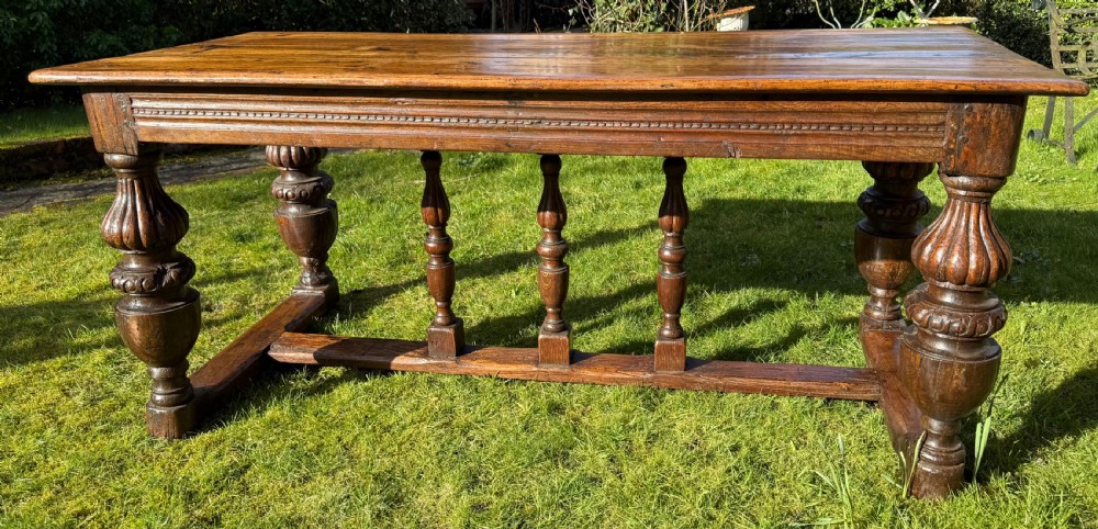 Early oak dining or centre table