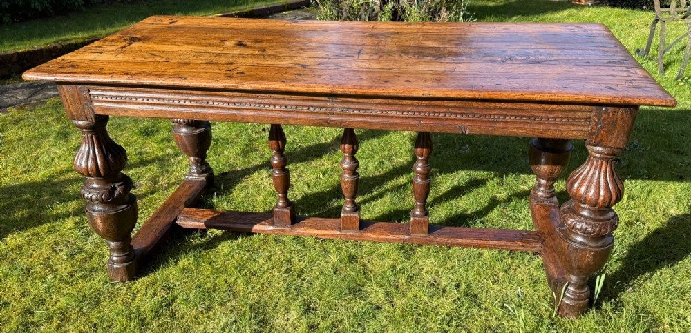 Early oak dining or centre table View II
