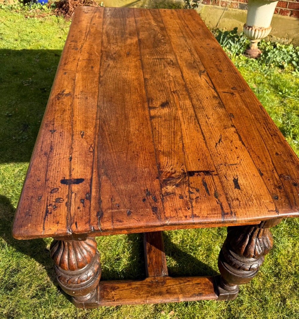 Early oak dining or centre table View IV