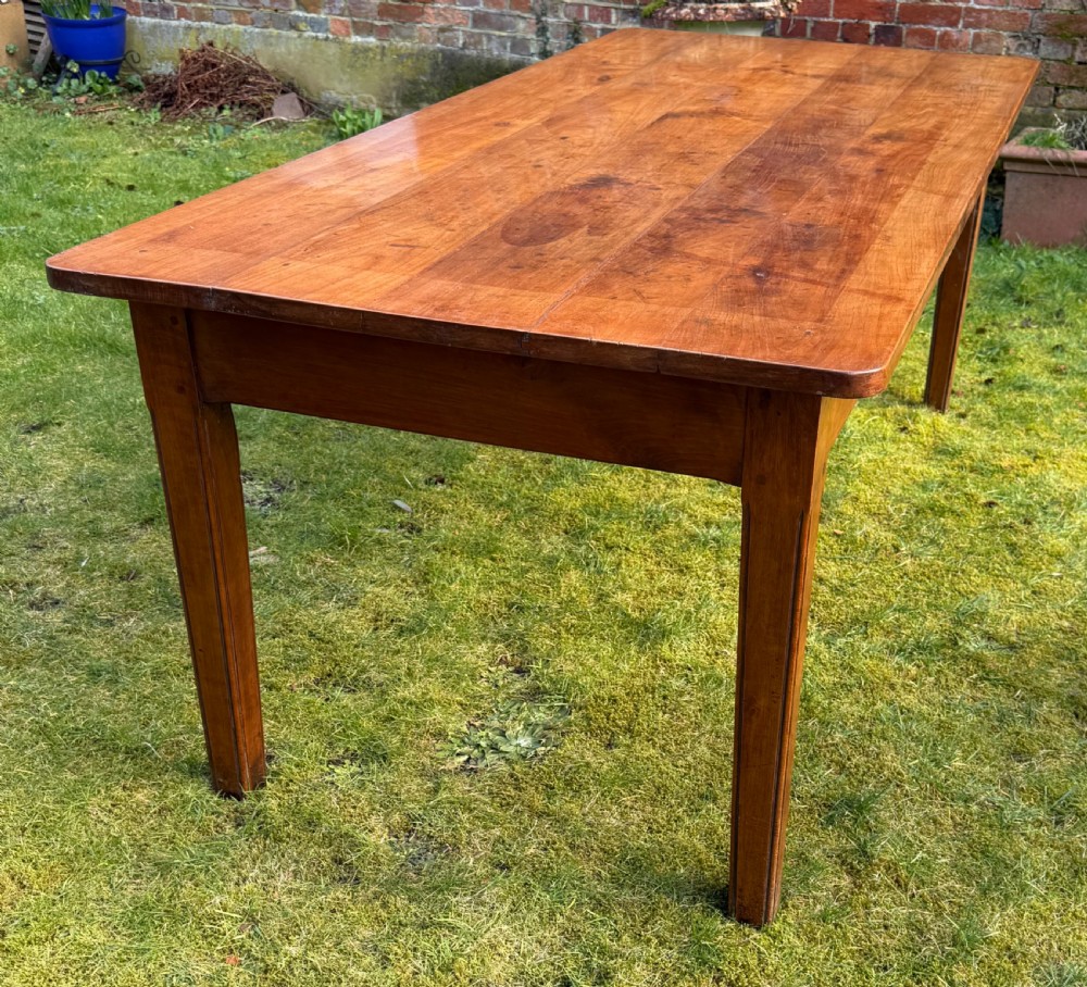 French cherrywood farm table View III