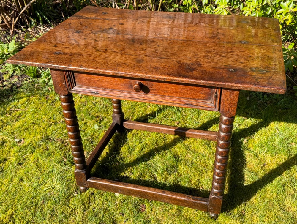 17th Century oak side table