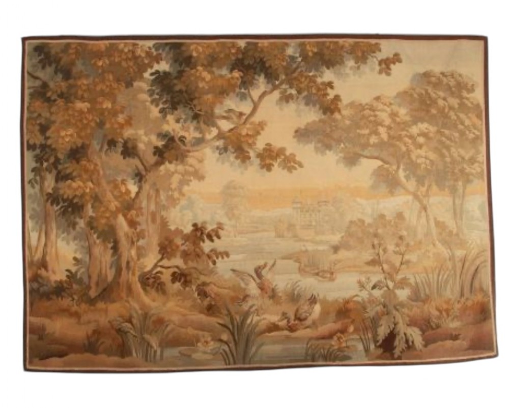Large 19th C Aubusson Tapestry 