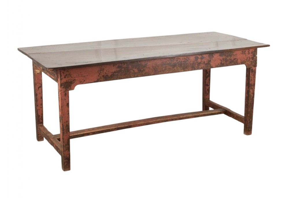 19th Century French Walnut Country Table 