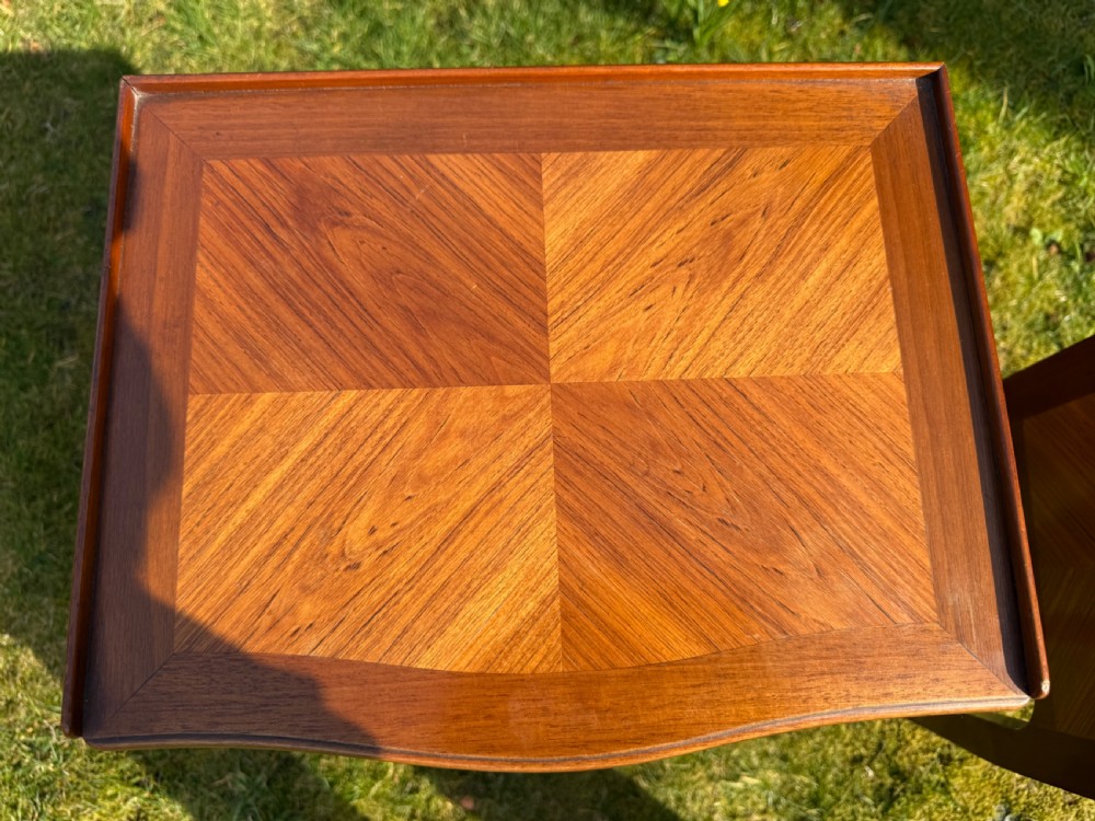 Pair of walnut bedside tables View III