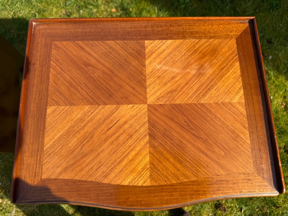 Pair of walnut bedside tables View IV