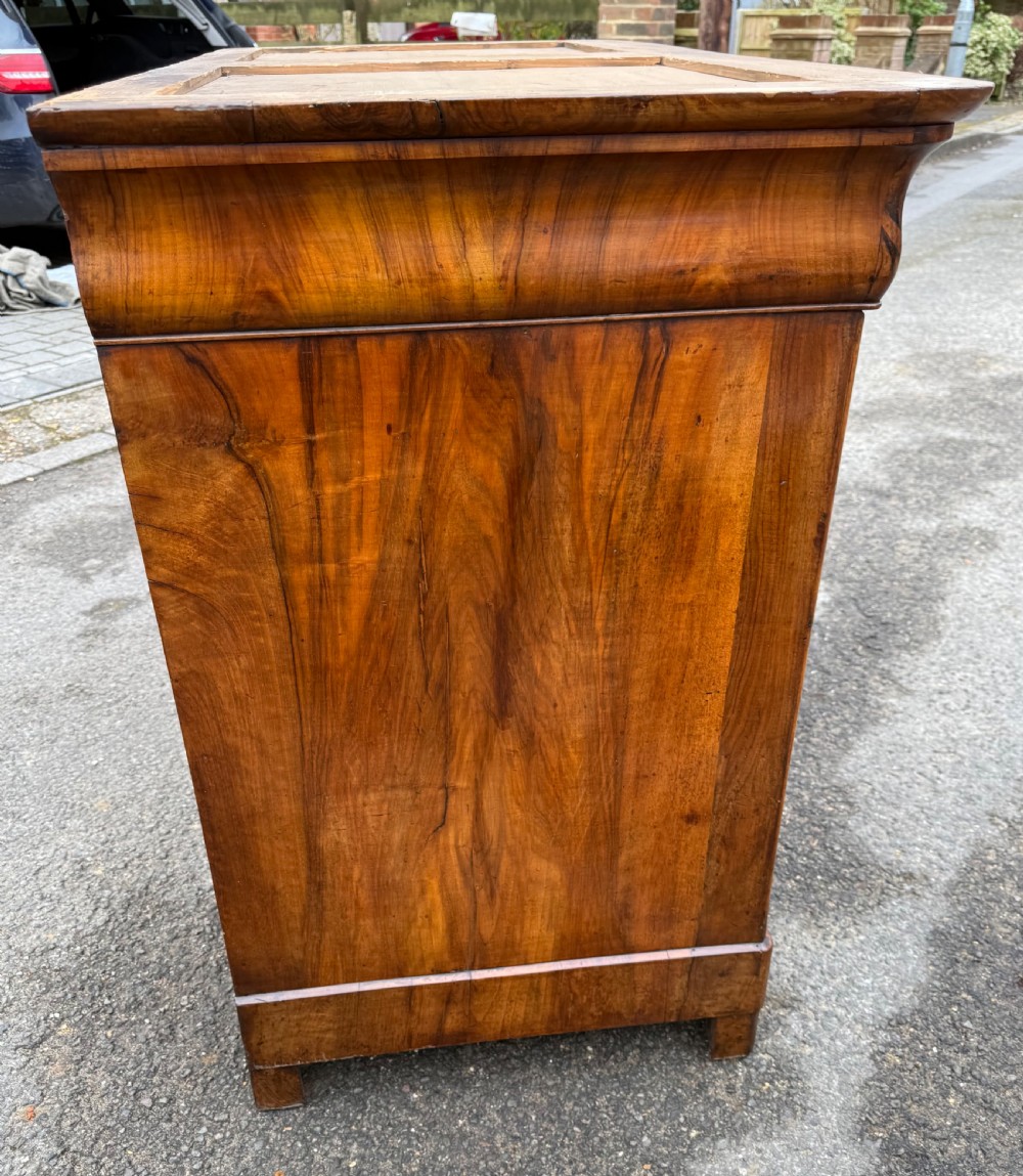 Louis Philippe burr walnut commode  View VI