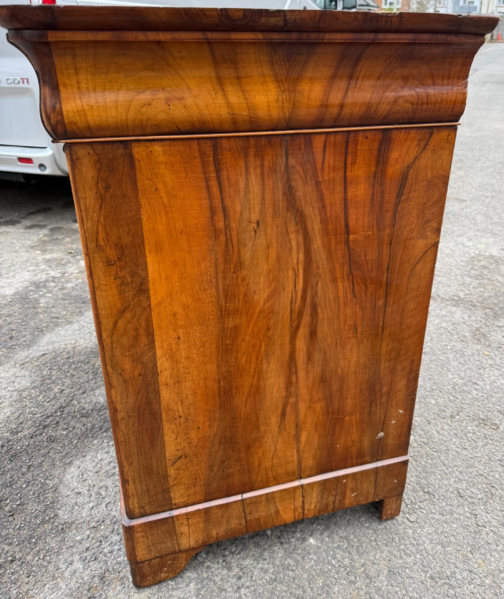 Louis Philippe burr walnut commode  View VII