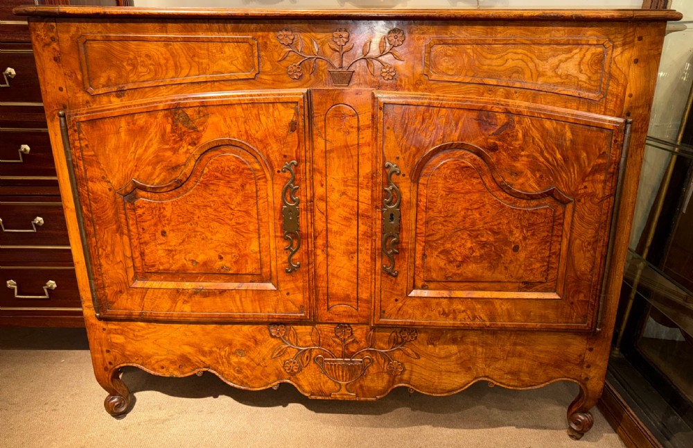 18th Century Burr Elm buffet.