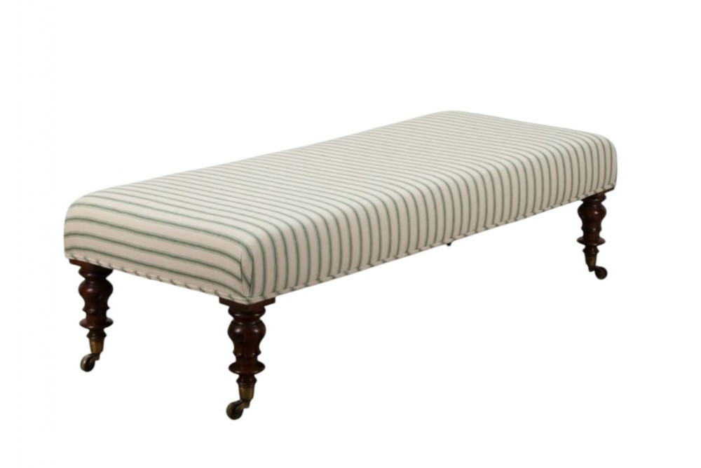 19th Century English William IV Mahogany Stool