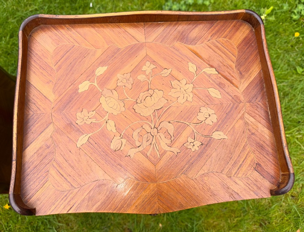 Pair of Inlaid bedside tables with book bindings  View VI