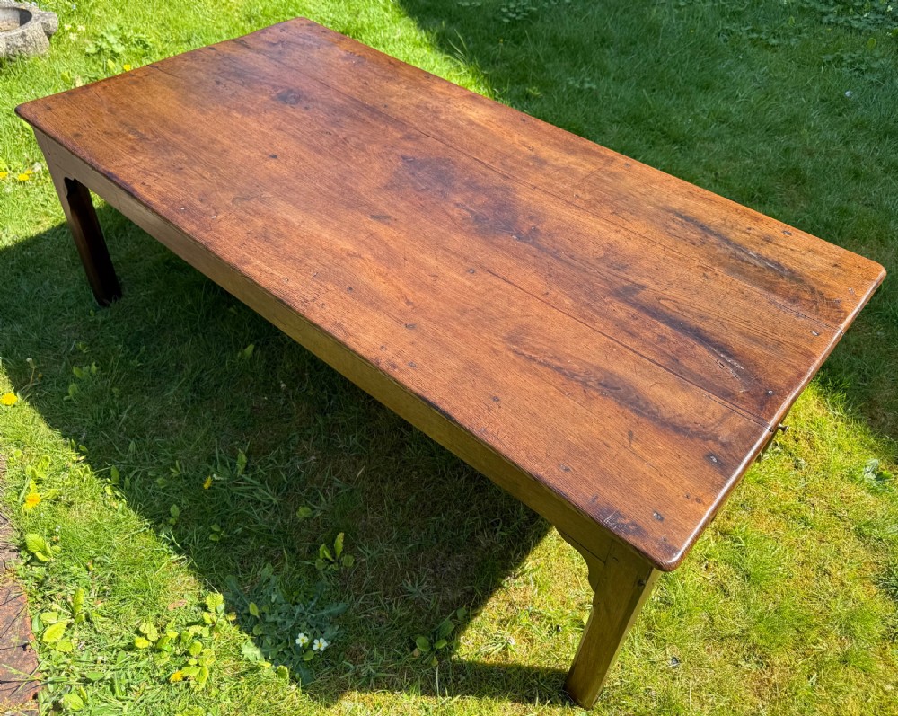 Walnut and oak coffee table  View II