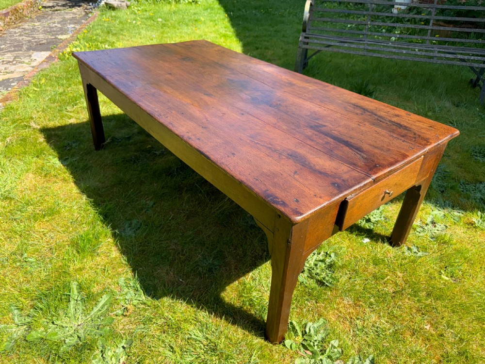 Walnut and oak coffee table  View V