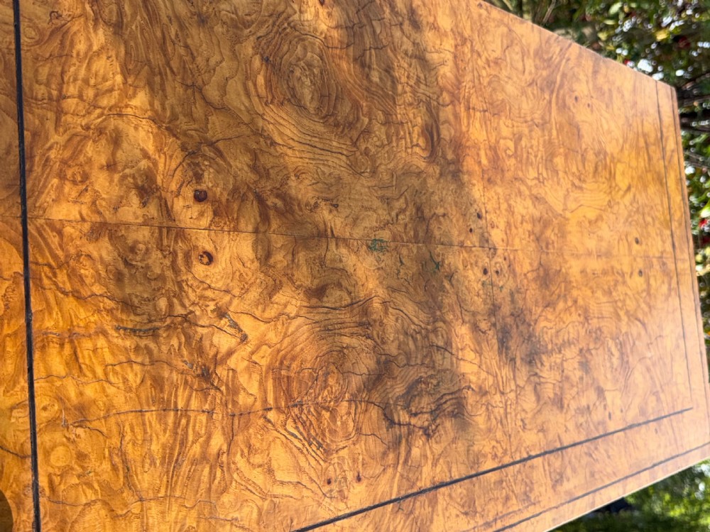 Burr Ash Semainier or tall chest of drawers  View VI
