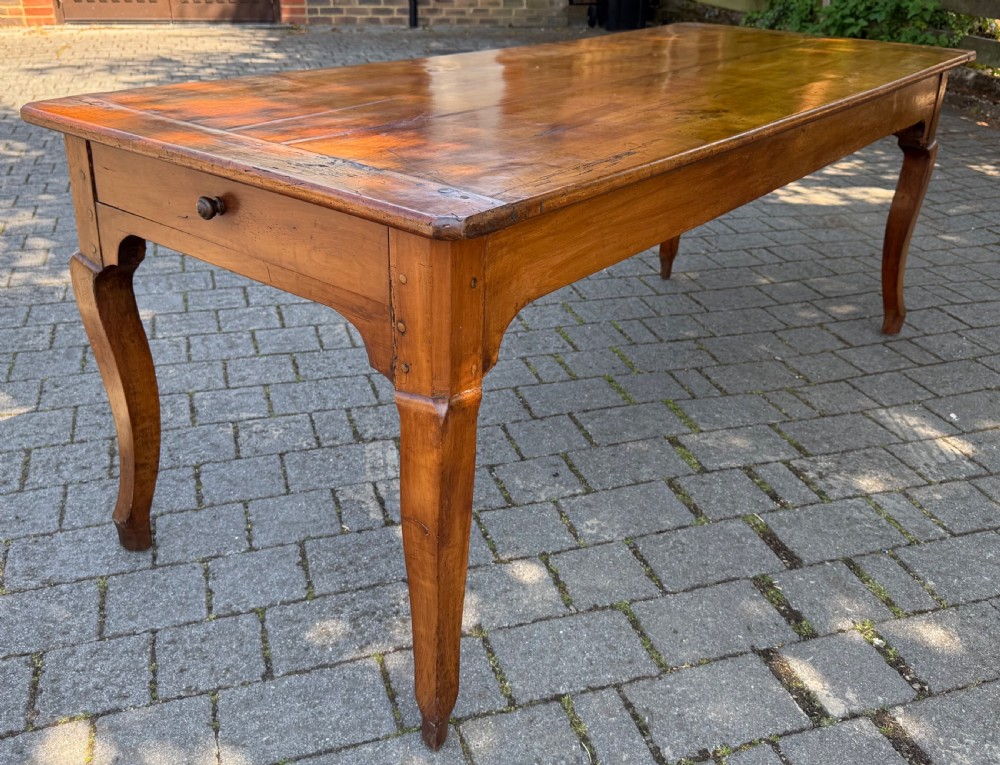 French farmhouse table in cherrywood 