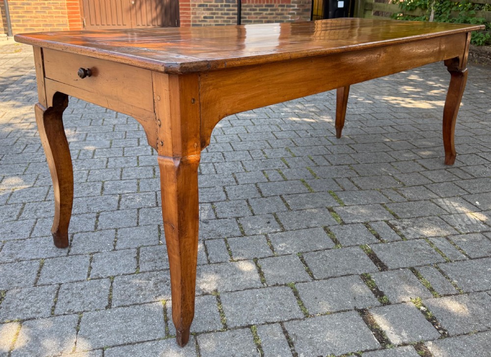 French farmhouse table in cherrywood  View II