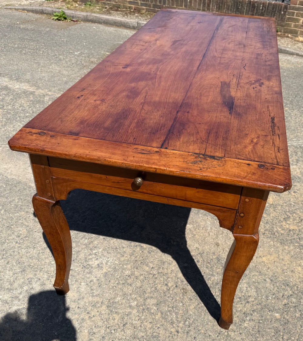 French farmhouse table in cherrywood  View IV