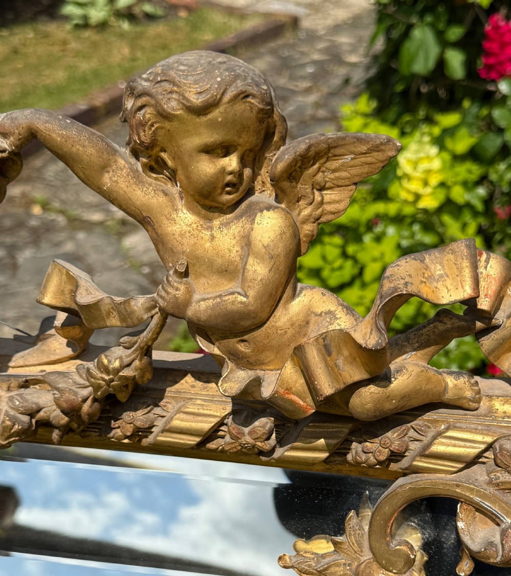 French Gilt margin mirror  View III