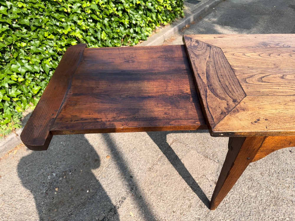 Farmhouse table in figured ash View III