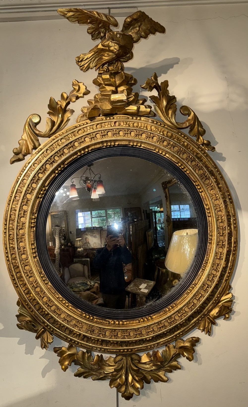 Regency convex mirror 